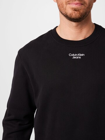 Calvin Klein Jeans Sweatshirt in Schwarz