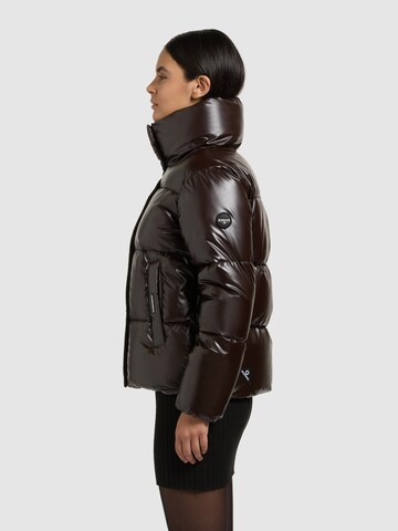 khujo Winterjas 'Rinja2' in Bruin