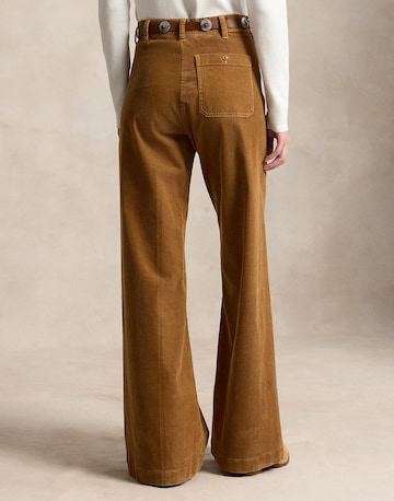 Polo Ralph Lauren Wide Leg Housut värissä ruskea