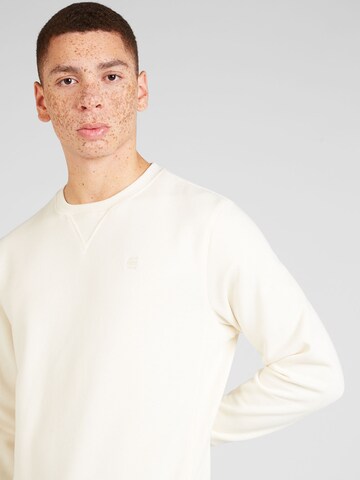 Sweat-shirt 'Premium Core' G-Star RAW en beige