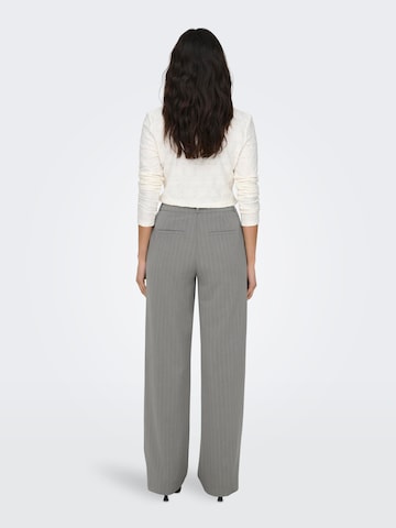 ONLY Regular Trousers 'BRIE' in Grey