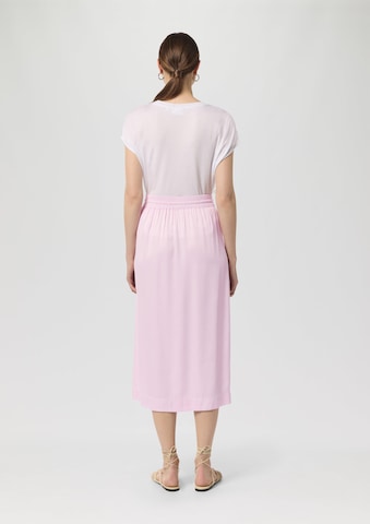 Jupe comma casual identity en rose : derrière