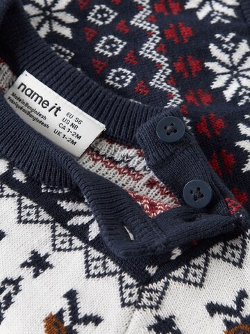 NAME IT Pulover 'NBNRismas' | modra barva