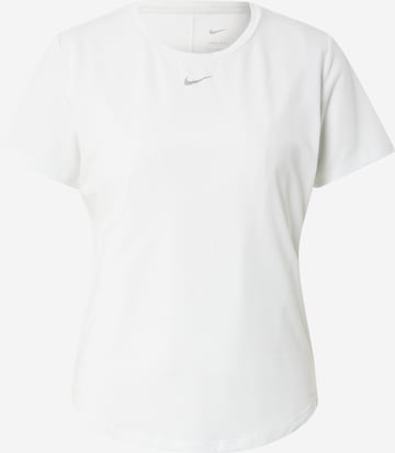 T-shirt fonctionnel 'One' NIKE en blanc : devant