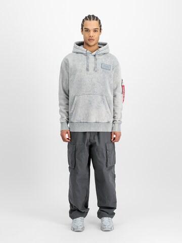 ALPHA INDUSTRIES Majica | siva barva