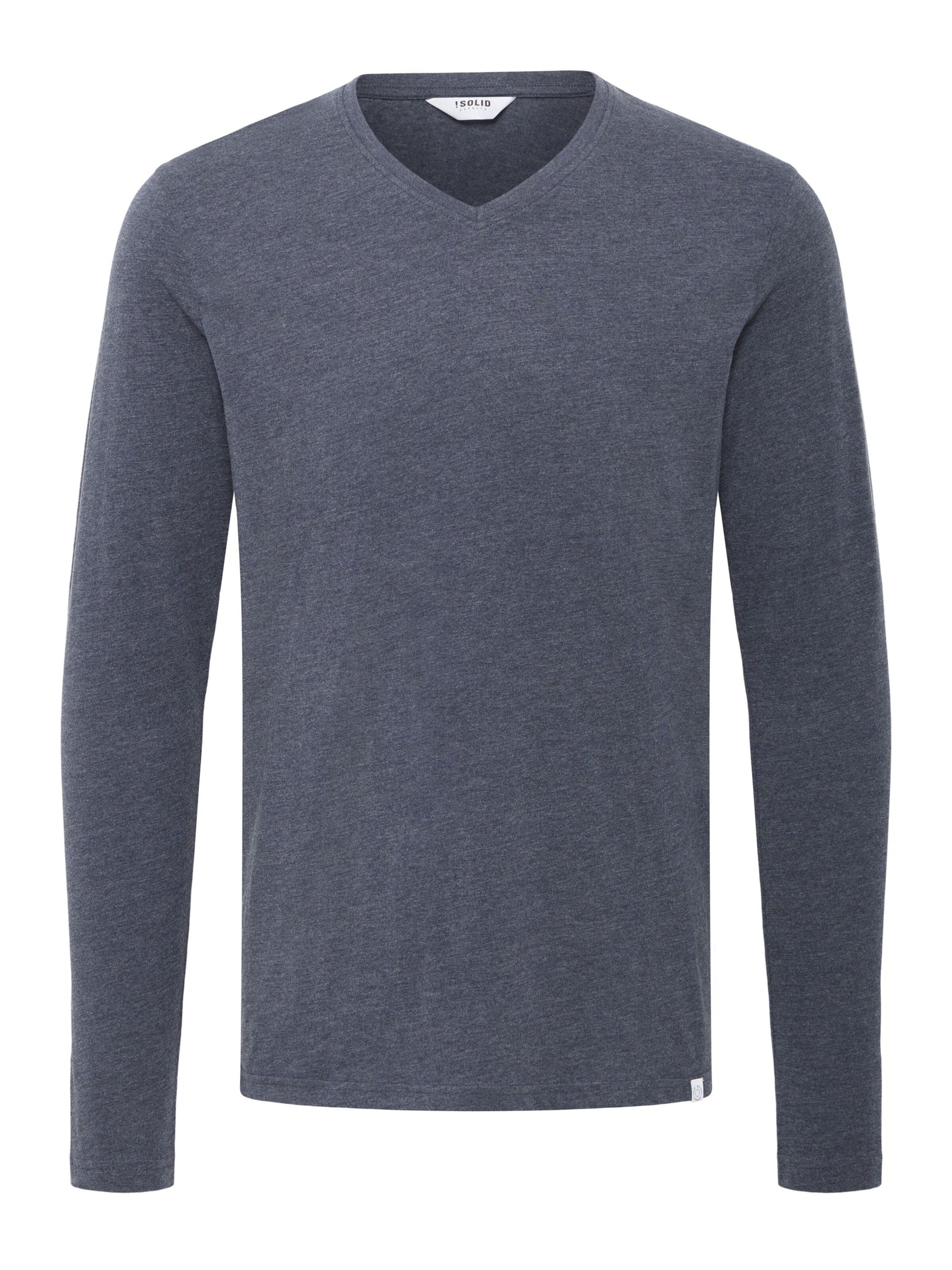 !Solid Shirt in Blau: Vorderseite