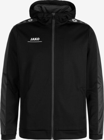 Veste de sport JAKO en noir : devant