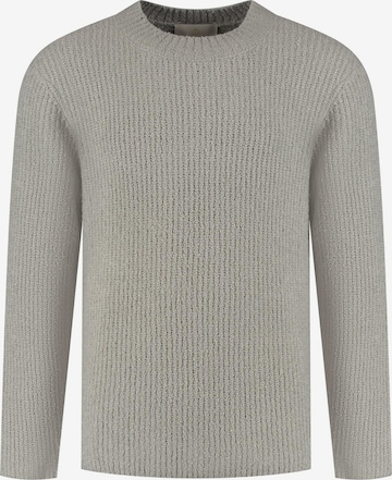 Dstrezzed Pullover 'Quint' in Grau: Vorderseite