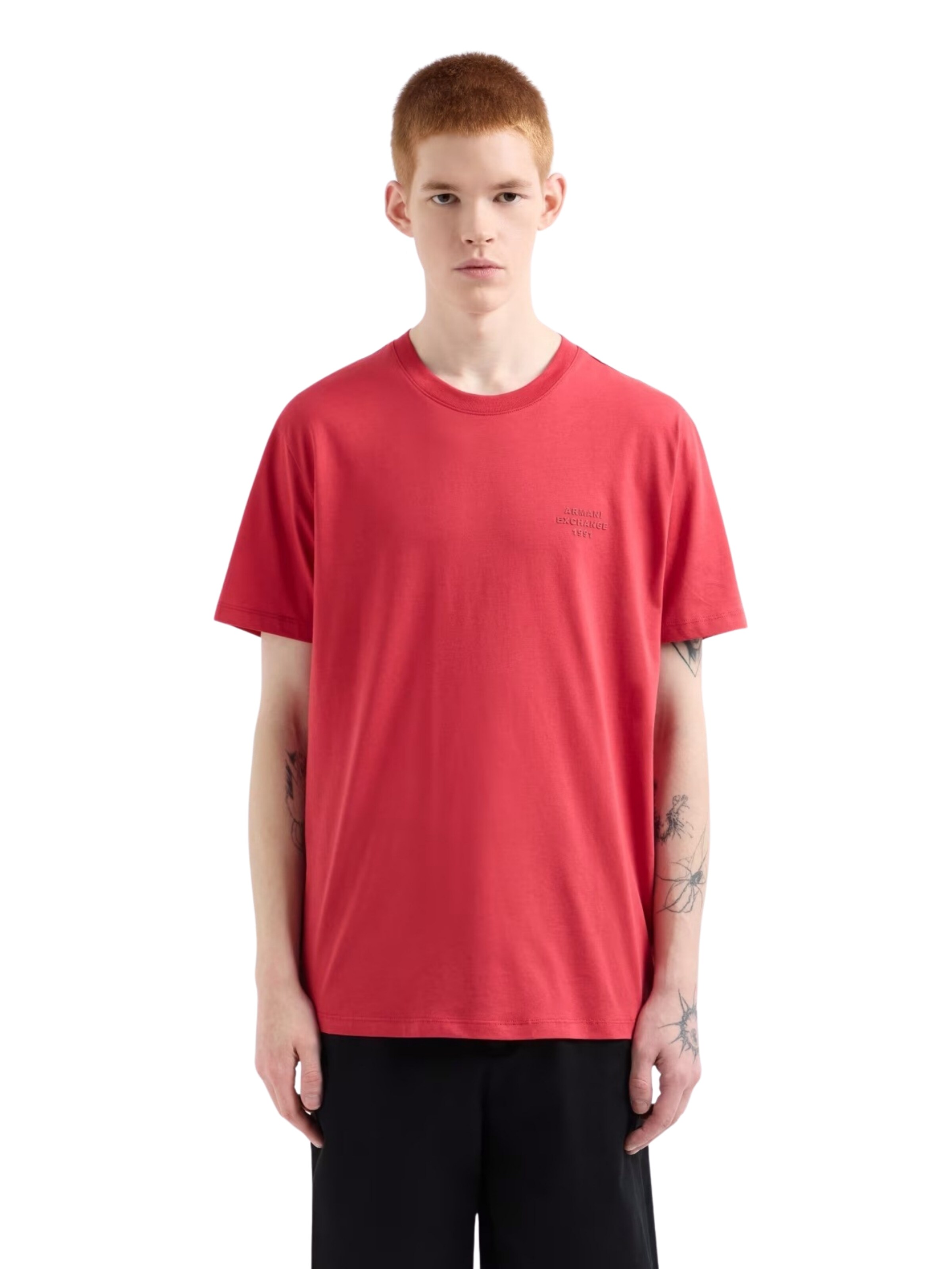 Maglietta di ARMANI EXCHANGE in rosso: frontale