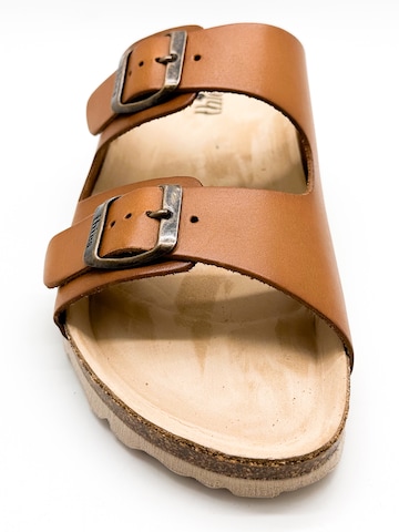 thies Mules 'Eco Leather Sandal' in Brown