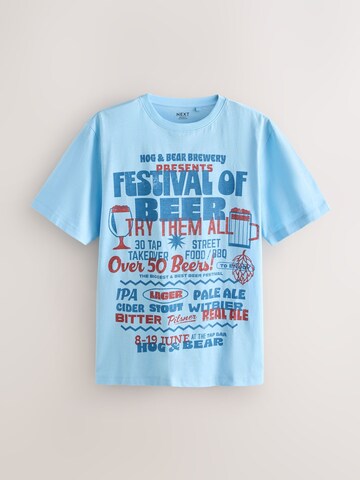 Next Pyjama kurz in Blau