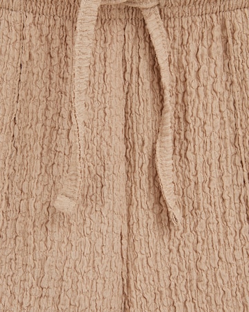 WE Fashion Loosefit Bukser i beige