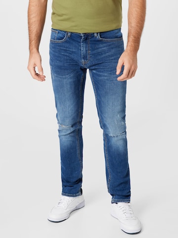 BLEND גזרת סלים ג'ינס בכחול: מלפנים