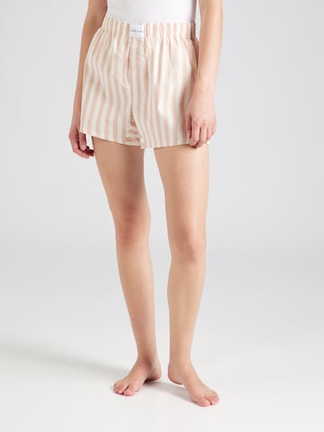 Calvin Klein Underwear regular Pyjamasbukser i beige: forside