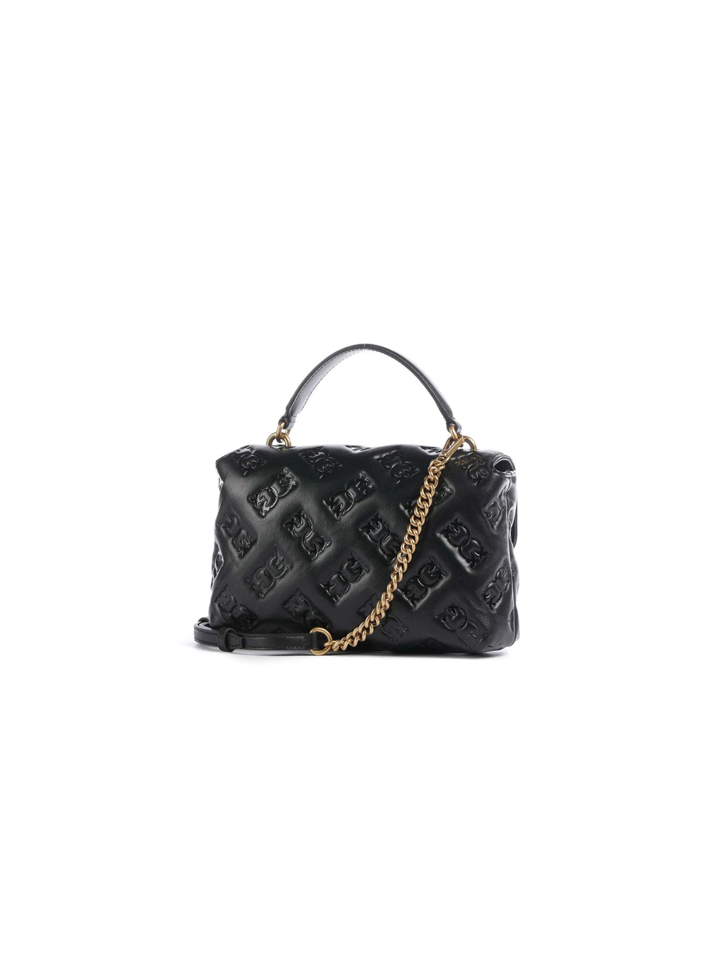 PINKO - Bolso de mano 'Love Lady' en negro
