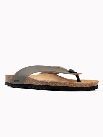 Bayton T-bar sandals 'Lucca' in Grey