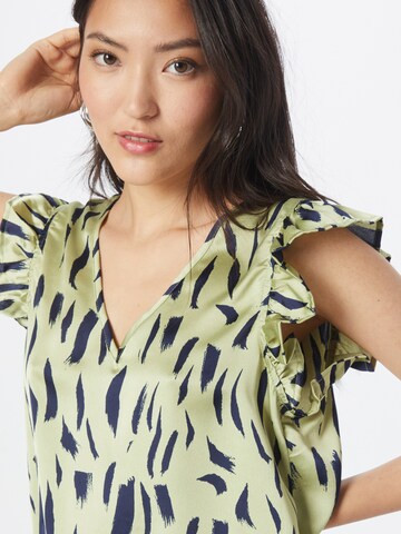 OBJECT - Blusa 'PAPAYA' em verde