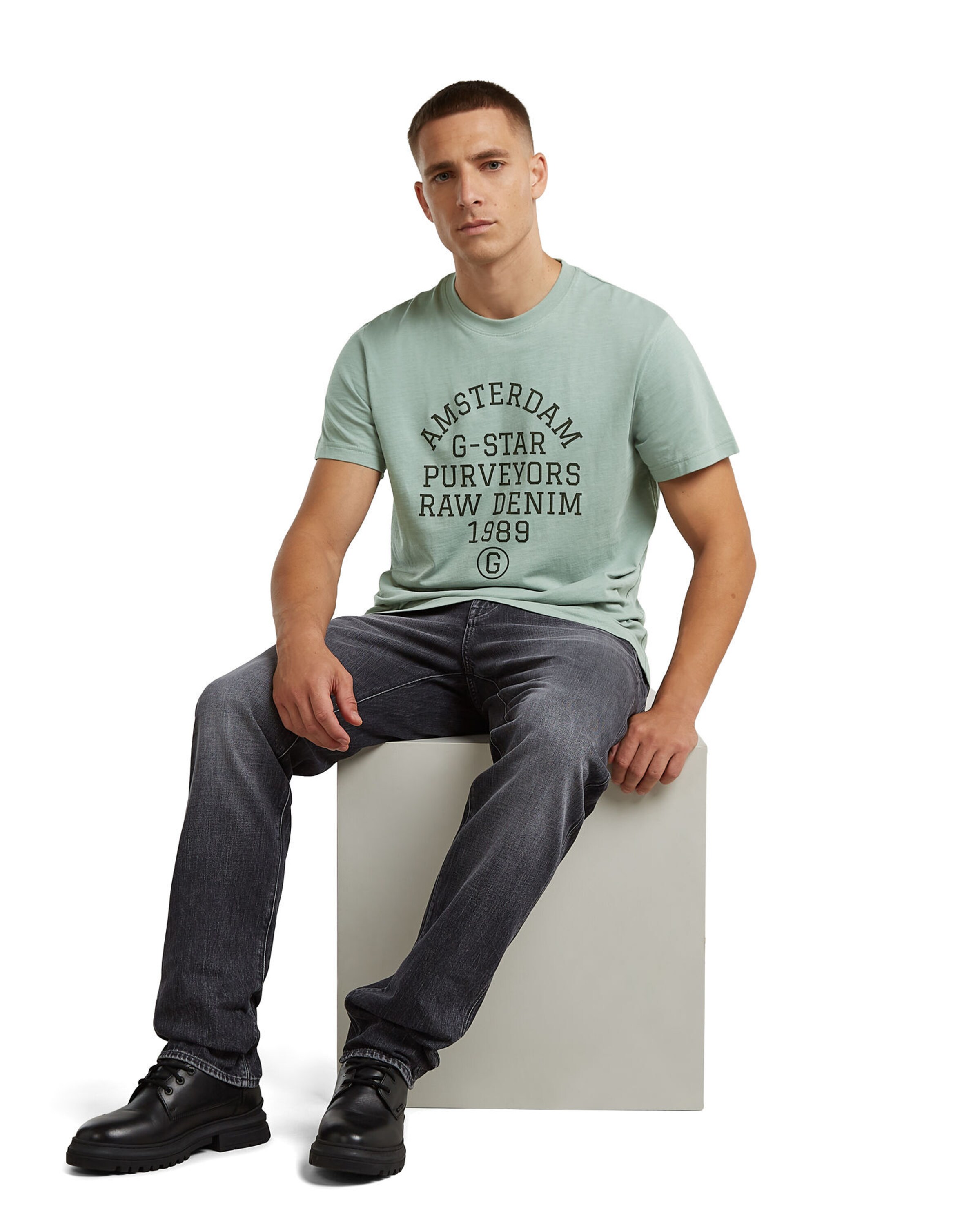 T-Shirt 'Purveyors' G-STAR en vert