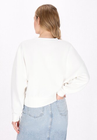 MYMO Sweatshirt 'Back to School' in White