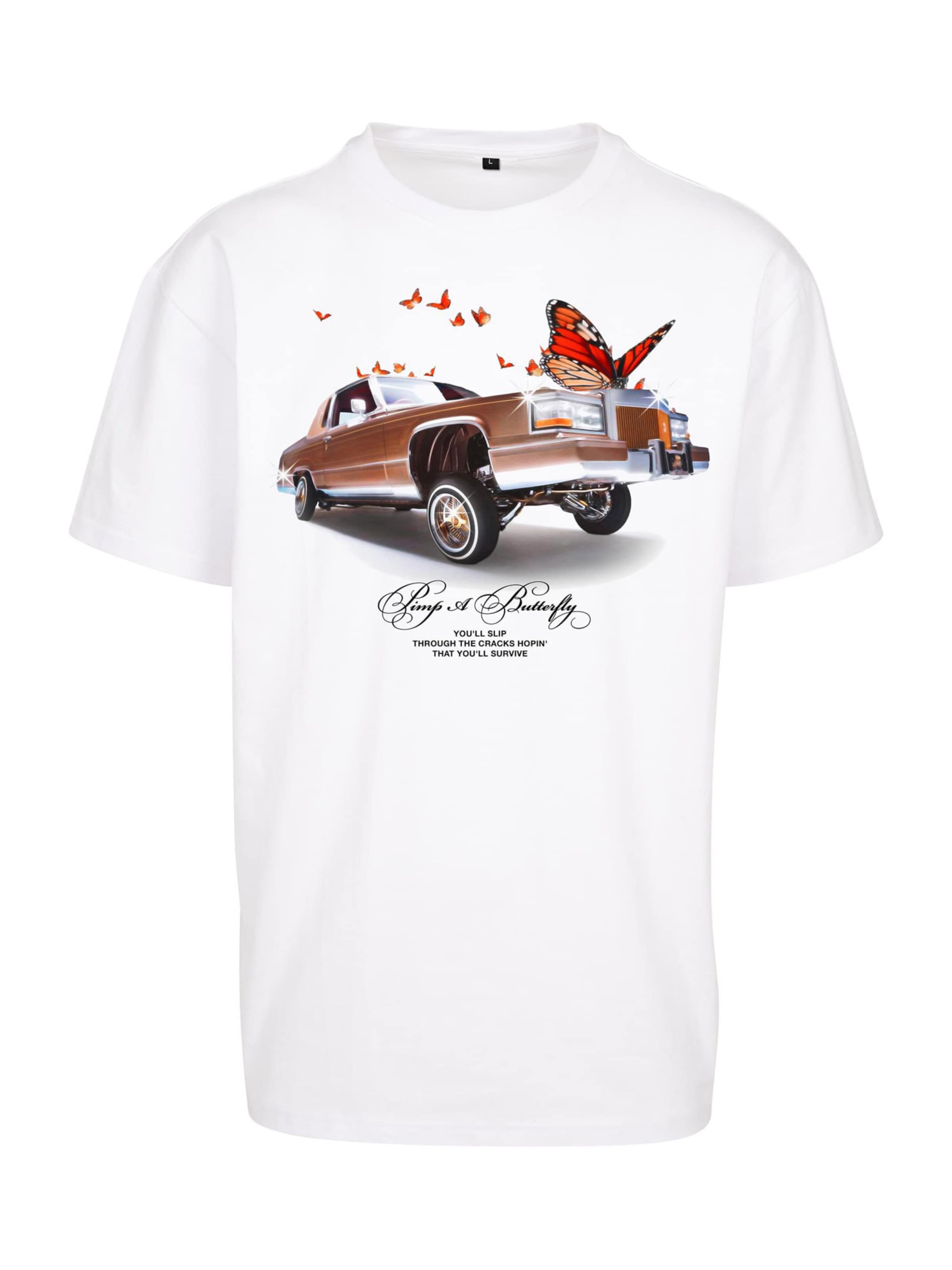 MT Upscale Тениска в бяло: отпред