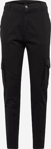 Tapered Pantaloni cargo di Urban Classics in nero: frontale