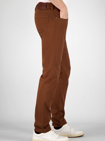 Gardeur Slim fit Trousers 'Bill' in Brown