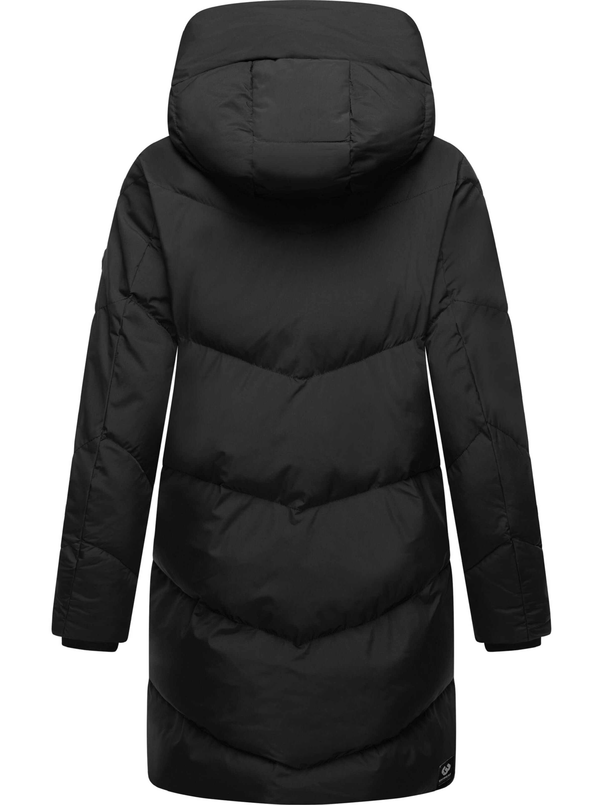 Ragwear Talvemantel 'Avelin', värv must