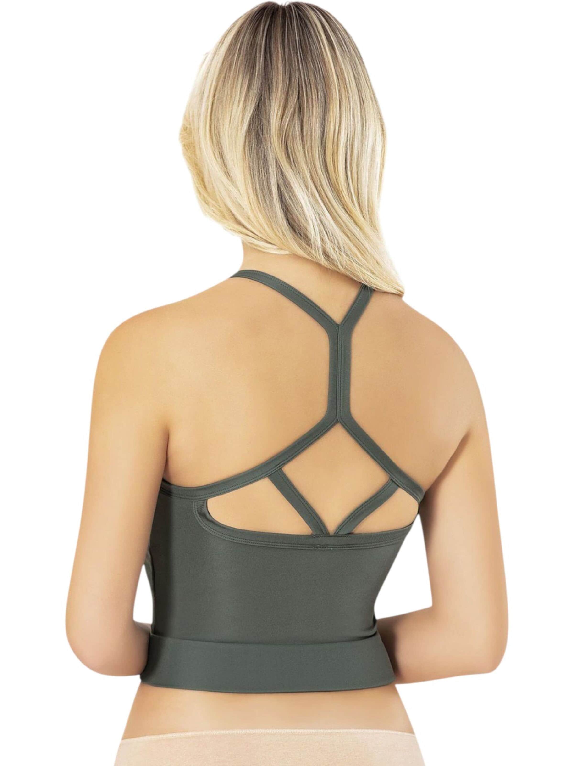 Top 'RACERFIT' di fashionshowcase in verde