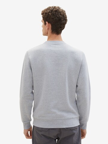 TOM TAILOR Sweatshirt in Grey