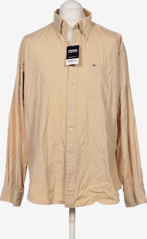 TOMMY HILFIGER Button Up Shirt in XL in Beige: front