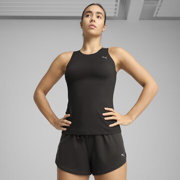 PUMA Sports top in Black: front