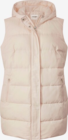 Janet & Joyce Vest in Beige: front