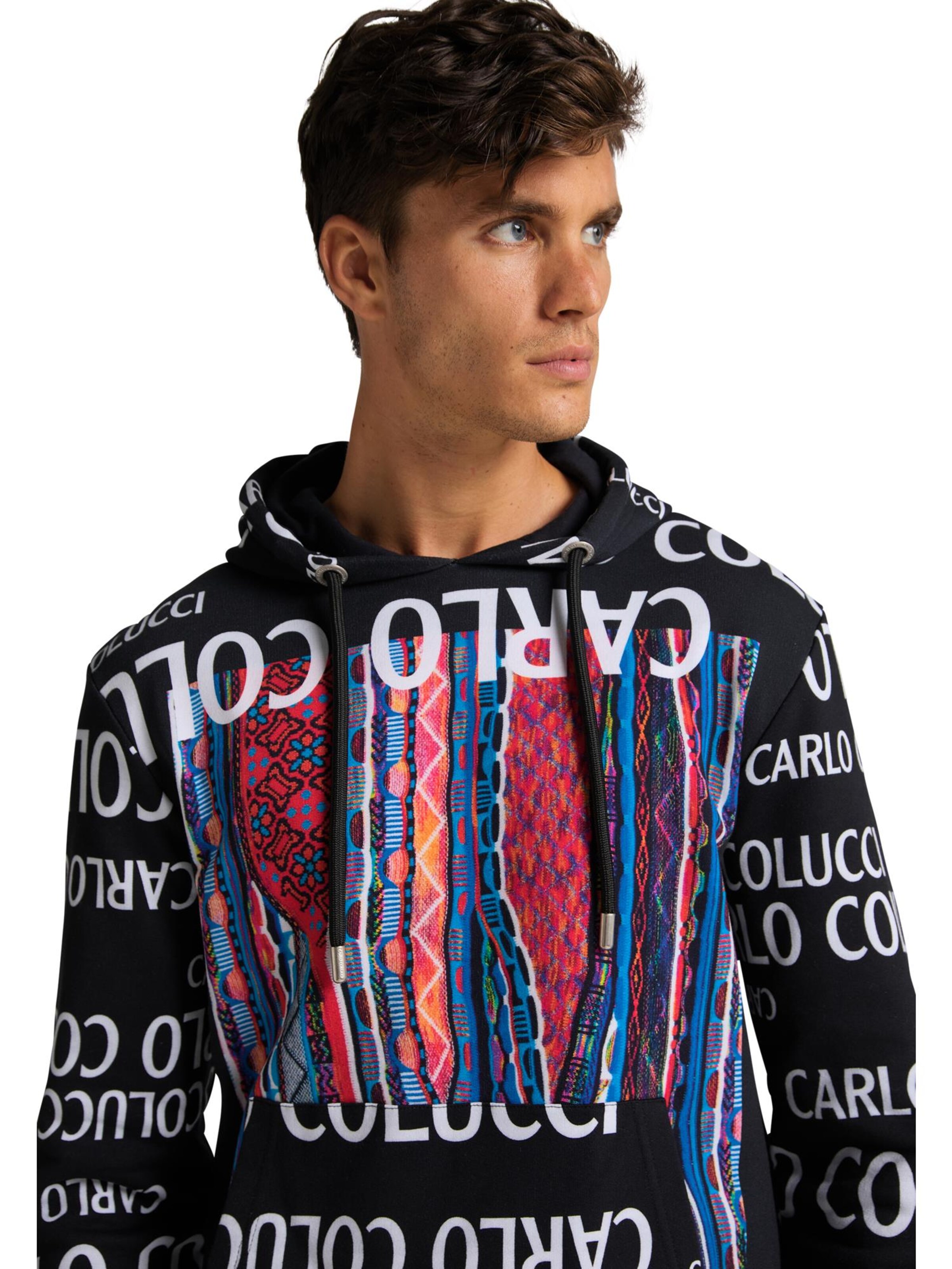 Carlo Colucci Sweatshirt in Zwart