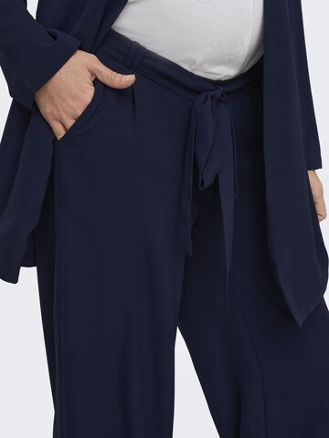Only Maternity Wide leg Broek in Blauw