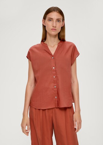 Chemisier s.Oliver BLACK LABEL en orange : devant