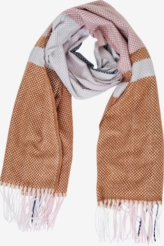 Emma & Kelly Scarf in Brown: front