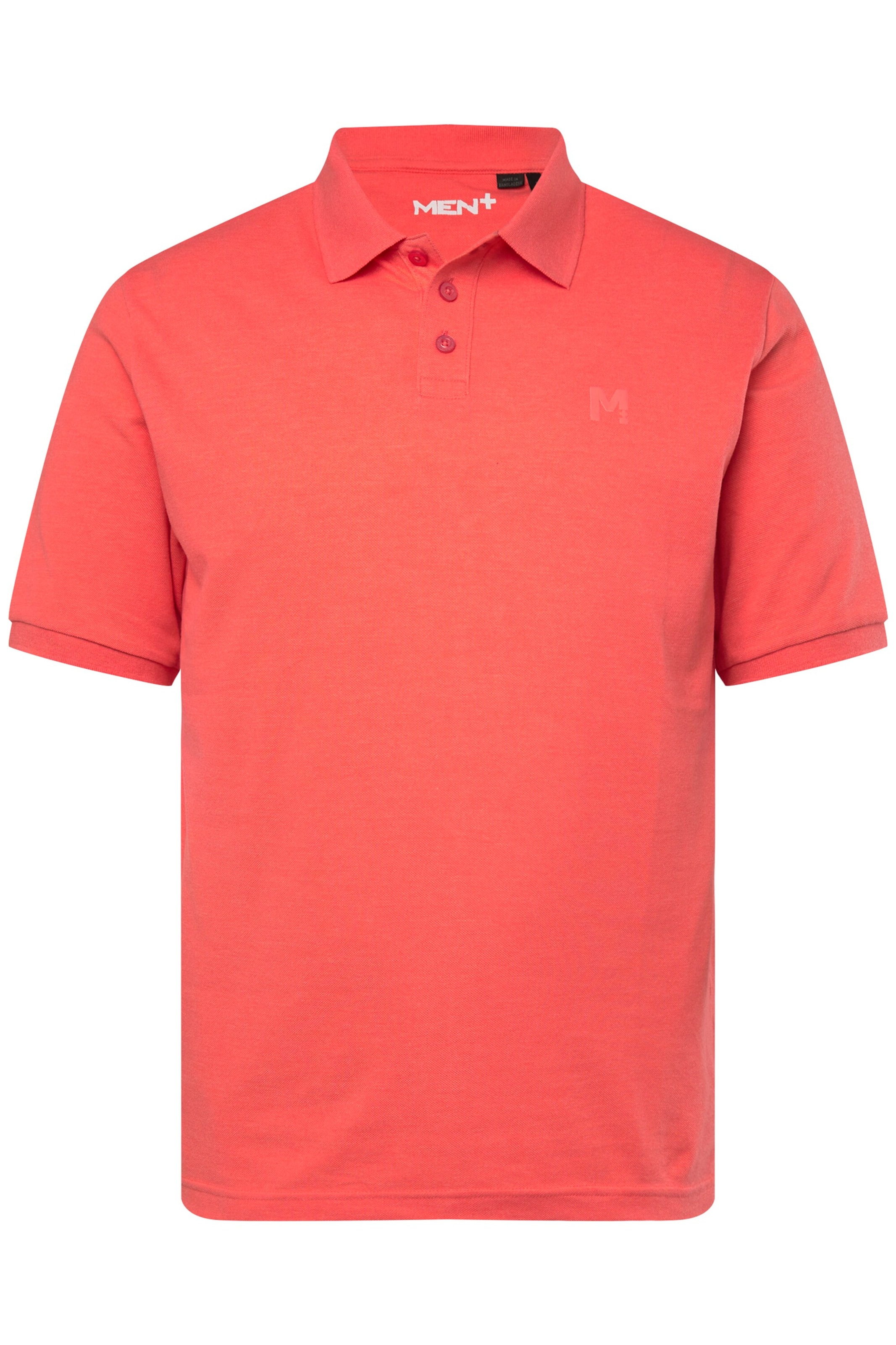 Men Plus Shirt in Orange: front