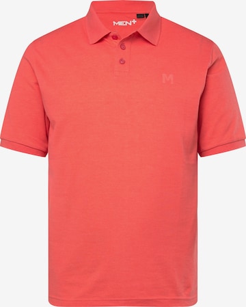 Men Plus Shirt in Orange: front