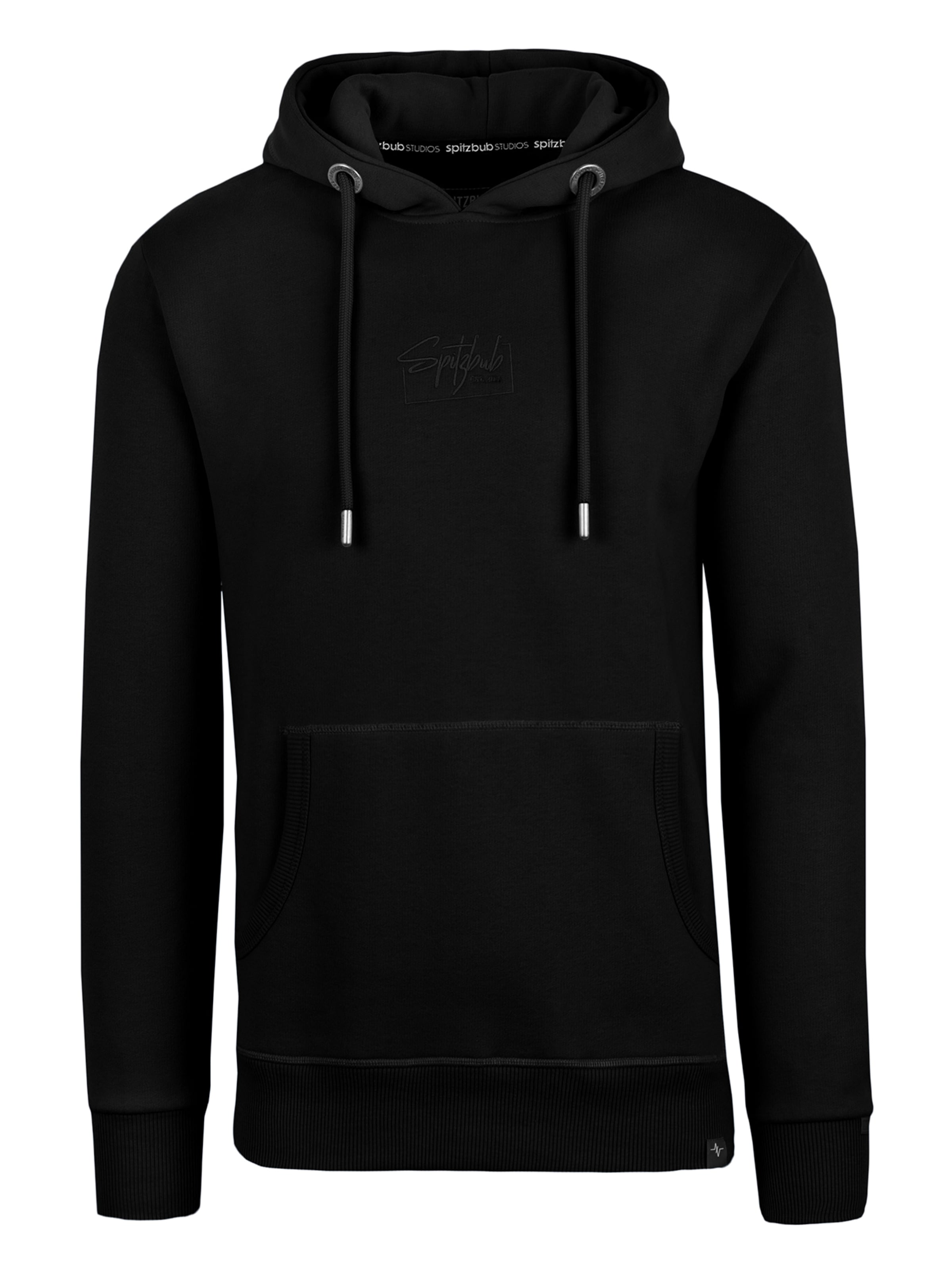 SPITZBUB Sweatshirt in Schwarz: Vorderseite
