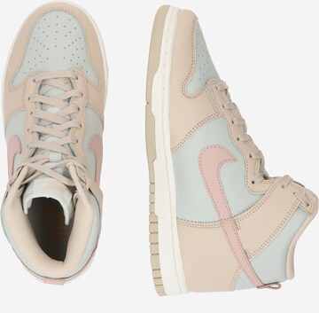 Nike Sportswear Korkeavartiset tennarit 'Dunk' värissä beige