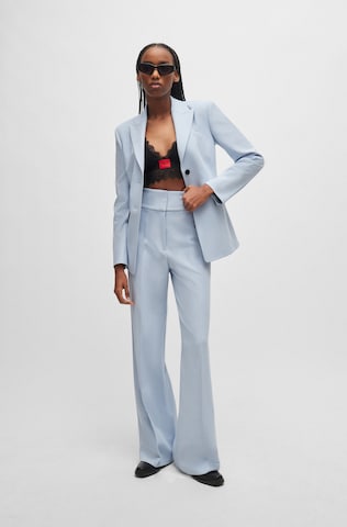 HUGO Wide Leg Hose 'Himia' in Blau