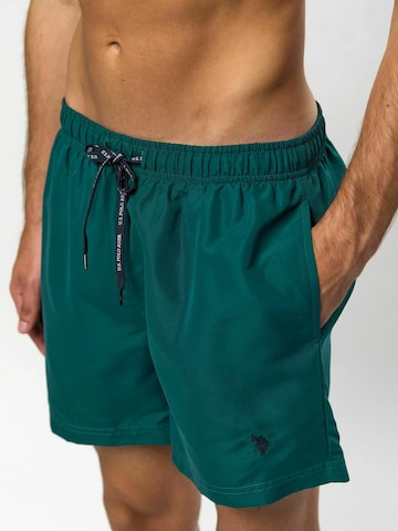 Shorts de bain ' Aza ' U.S. POLO ASSN. en vert