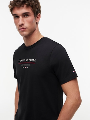 TOMMY HILFIGER - Camisa em preto