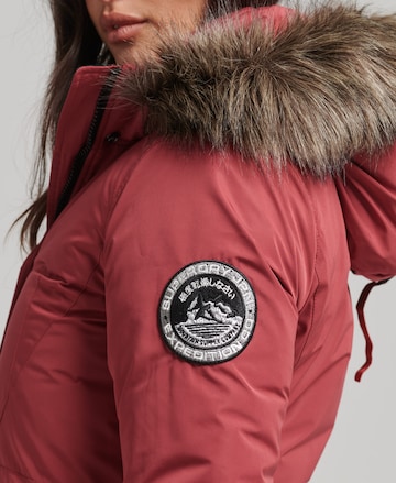 Superdry Winterparka 'Ashley' in Rood