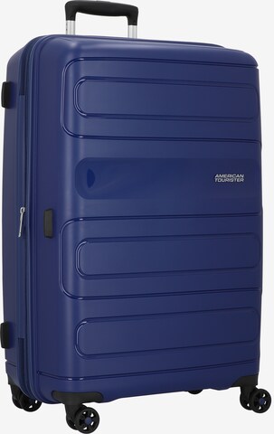 American Tourister Trolley in Blauw