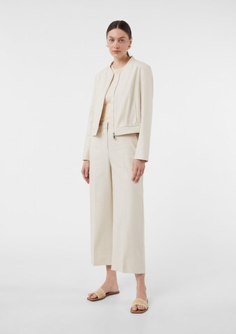 COMMA Wide leg Pantalon in Beige