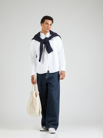 Abercrombie & Fitch Regular Fit Hemd in Weiß