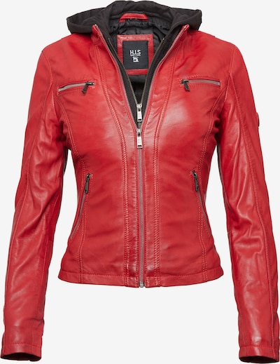 H.I.S Lederjacke in rot, Produktansicht