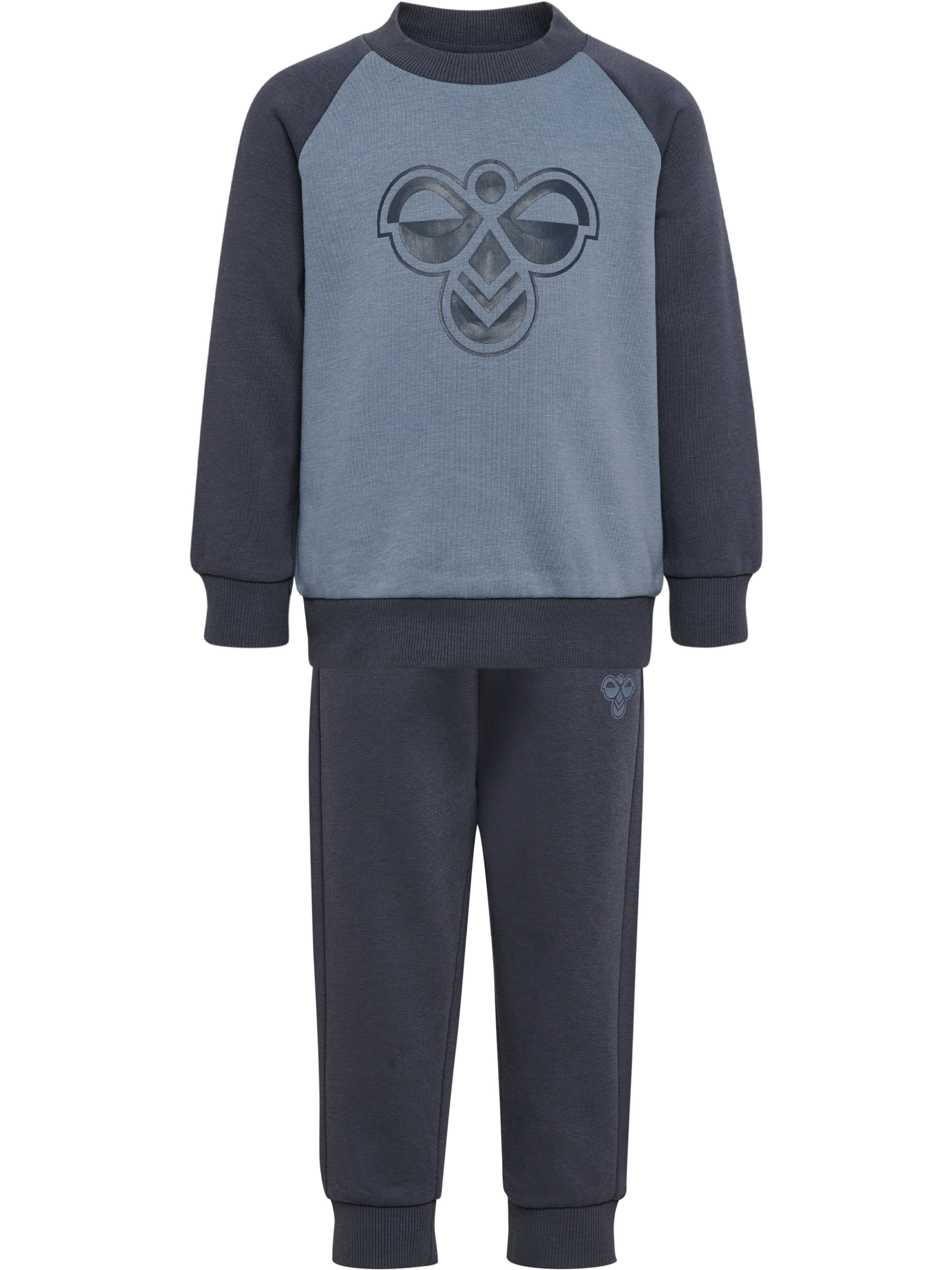 Hummel Set in Blau: Vorderseite