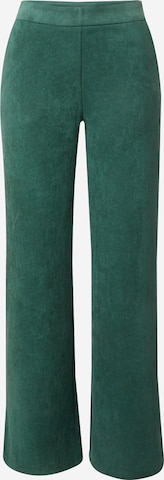 VILA Wide leg Pants 'Sudas' in Green: front